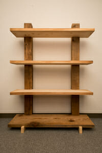 Self making shelf
